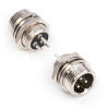KLS15-225-M12-4F1 Розетка мікрофонна на кабель, 4 контакти, d=12мм